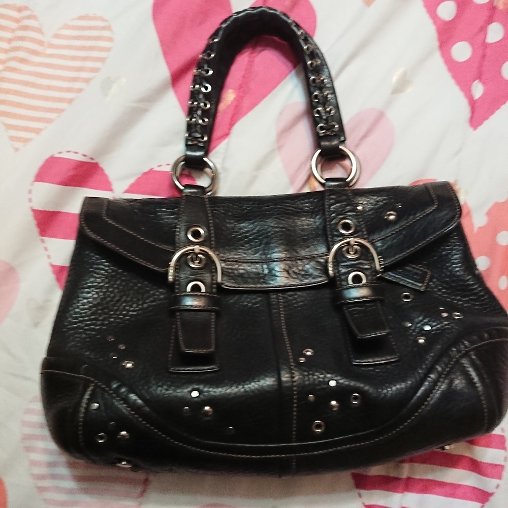 Leather Coach Bag Rare
